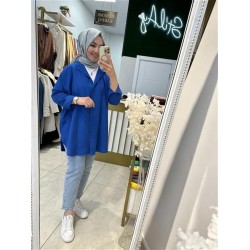 ADA GÖMLEK SAKS MAVİSİ