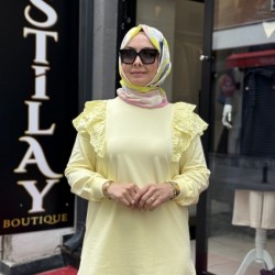 ALİSS SWEAT SOFT SARI 