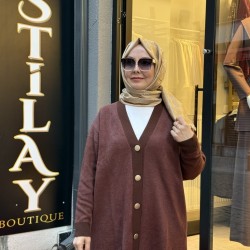 BASİC YUMOŞ HIRKA KAHVE