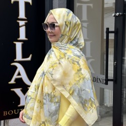 WİNTER BLOOM SOFT ŞAL 3069 SARI