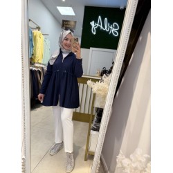 BELDEN PİLİSELİ KAP LACİVERT