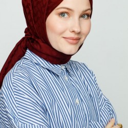 KIZILCIK BLOOM DESEN ŞAL 