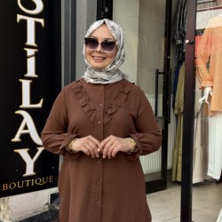 ELSA GÖMLEK ACI KAHVE