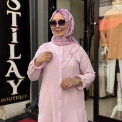 ELSA GÖMLEK SOFT PEMBE