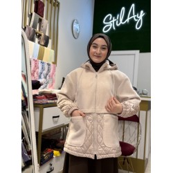 KAPİTONE DETAYLI ANGORA MONT TAŞ 