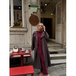 LİZBON TRENÇ KAHVE MRW