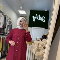 MO MASSİ GÖMLEK BORDO 