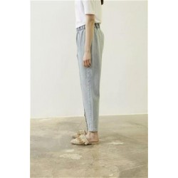 ÖN DÜĞME DETAYLI MOMJEAN AÇIK MAVİ