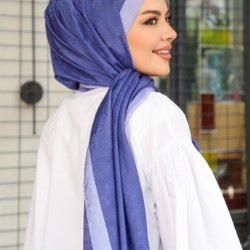 MONOGRAM HALKA DESEN ŞAL EFLATUN