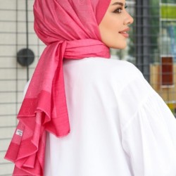 MONOGRAM HALKA DESEN ŞAL FUŞYA