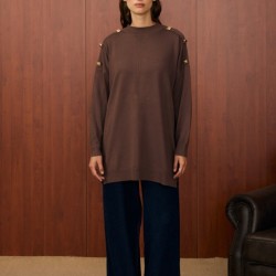 MRW MİLANO TRİKO TUNİK KAHVE