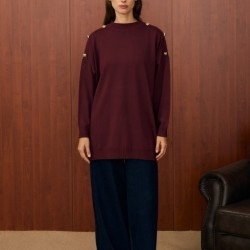 MRW MİLANO TRİKO TUNİK BORDO