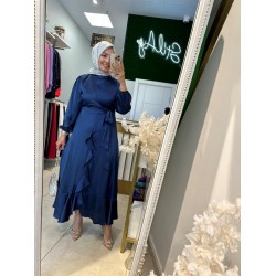 PIRIL ELBİSE LACİVERT