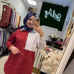 BORDO JASMİN GÖMLEK