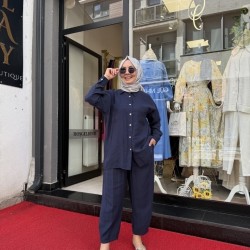 SEDEF PANTOLONLU TAKIM LACİVERT