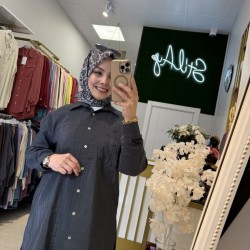 SELEN GÖMLEK ANTRASİT