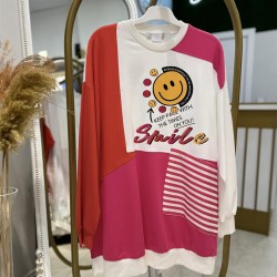 SMİLE SWEATSHİRT FUŞYA