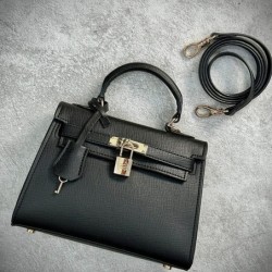 SİYAH HERMES KELLY ÇANTA