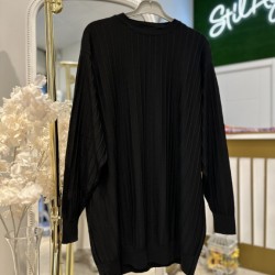 SOĞUK İPLİK MERSERİZE TUNİK SİYAH 