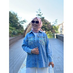 KOT CEKET TAŞLI AÇIK MAVİ 7194