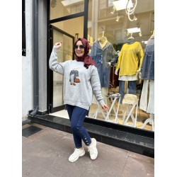 TEDDY TRİKO TUNİK GRİ