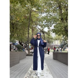 UZUN BOY YUMOŞ HIRKA LACİVERT