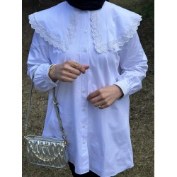 BEBE YAKA BEYAZ GÖMLEK 