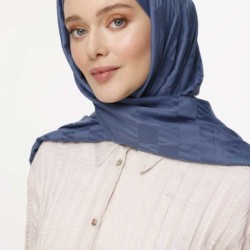 İCON DESEN ŞAL İNDİGO