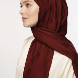 İCON DESEN ŞAL KIZILCIK