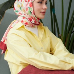 BOTANİK İPEKHAN ŞAL KIRMIZI