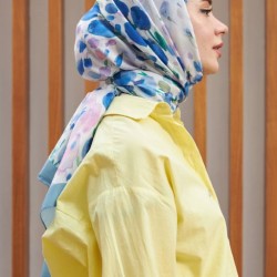 BOTANİK İPEKHAN ŞAL İNDİGO