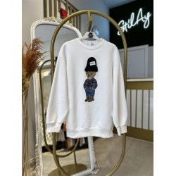 ŞAPKA DETAYLI SWEATSHİRT