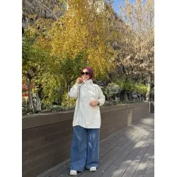 OPS POP TRİKO KAZAK BEJ