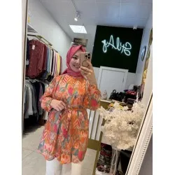 İPEK DESENLİ GÖMLEK